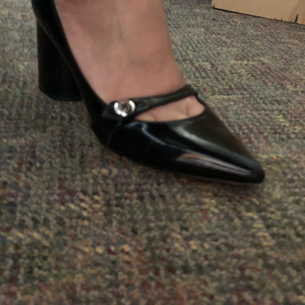 Marc Jacobs / Black Block Heel Mary Jane Pumps - Picture 8 of 8